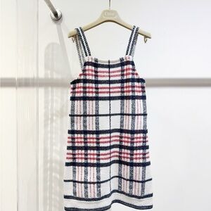 dior red plaid dress CHRISTIAN DIOR Red and Black Check Mini Dress (M/UK10/Fr38) - ELM Pre-Loved Luxury Fashion